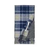 [cumaco] 11色 カシミヤ 100% ミニマフラー チェック リバーシブル レディース メンズ ユニセックス 160cm×20cm 小さめ コンパクト C-M0011B