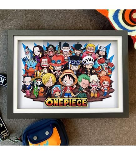 Amazon | AooCare ONE PIECE ワンピース 画 周辺 グッズ 立体絵 飾り