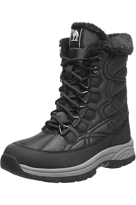 calf high snow boots