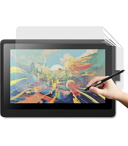 Amazon | Wacom Cintiq 16 (DTK1660K1D / DTK1660K0D) 用のペーパー 紙