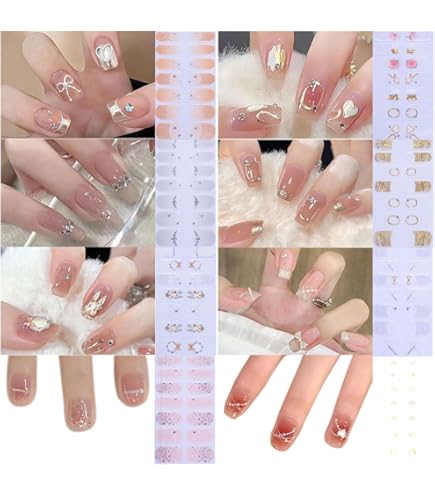 Amazon.co.jp: HERAXI ネイルシール 手の爪 20Pcs 爪やすり付き ネイル