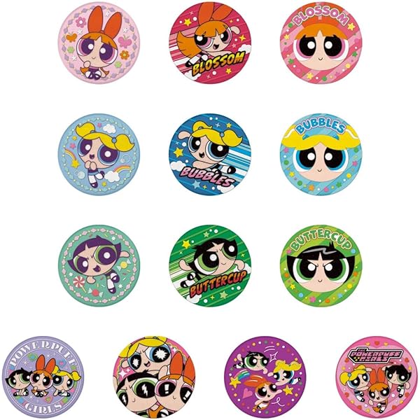 Amazon.co.jp: おジャ魔女どれみ 刺繍缶バッジビスケット 12個入りBOX