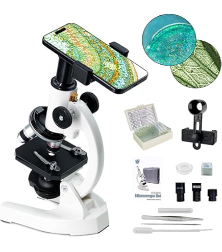Amazon.co.jp: Misoterm 複合型双眼顕微鏡 40X～2000倍 デュアル  