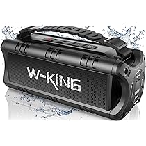 Amazon.co.jp: Bluetoothスピーカー、W-KING 30Wポータブル