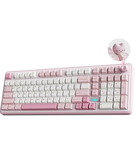 Amazon | YUNZII X71 メカニカルゲーミングキーボード 透明キー
