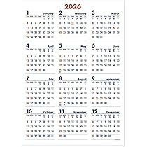 HEATH2013年カレンダーポスター Amazon | 2026年ショウエイドー シンプルポスター年表カレンダー