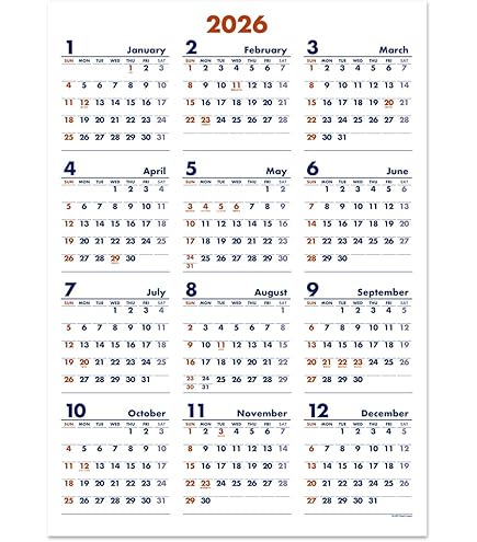 HEATH2013年カレンダーポスター Amazon | 2026年ショウエイドー スケジュールポスター年表