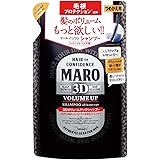 MARO(マーロ) 3D ボリュームアップ シャンプー EX メンズ 超濃密泡 ディフェンスカルプ ノンシリコン 詰め替え 380ミリリットル (x 1)