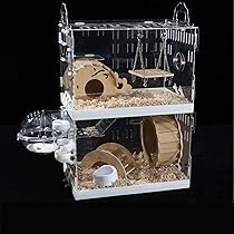 Amazon | ハリネズミ ケージ プラスチック 大型 脱出にく デグー