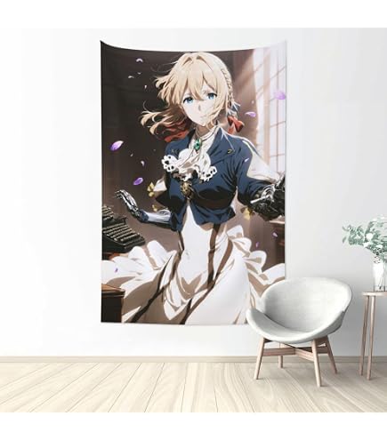 Amazon.co.jp: ヴァイオレットエヴァーガーデン タペストリー アニメ