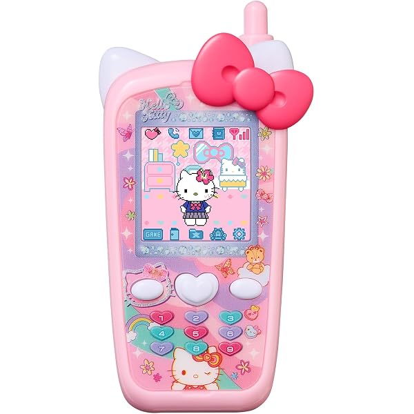 Amazon.co.jp: サンリオ(SANRIO) ガラケー形置き時計 ハローキティ