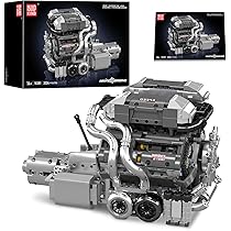 Amazon.co.jp: Mould King 10201 W16燃焼エンジンビルディングキット