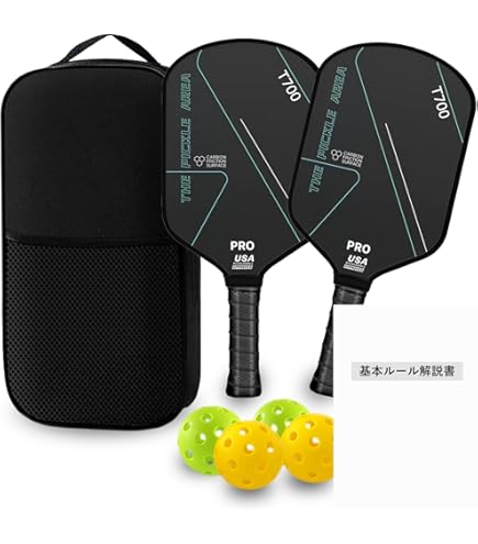 Amazon | プロフェッショナル ピックルボール パドル セットUSAPA T700