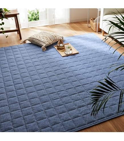 無印良品　新品未使用　ふんわりキルティングラグ 4547315423453.jpg