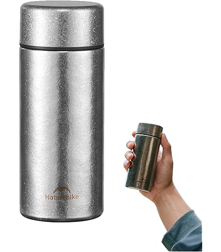 Amazon | Sutenno チタンボトル ミニ 水筒 真空断熱ボトル 230ml 軽量