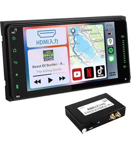 Amazon.co.jp: 【TOYOTA ダイハツ 専用モデル】ワイドナビ 7インチ＋