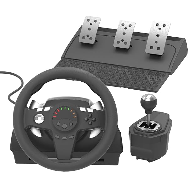 Amazon.co.jp: ゲーム用ハンドル コントローラー 270°/900°回転切替