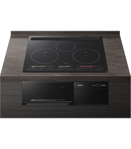 Amazon.co.jp: パナソニック 幅60cm 単相200V 2口IH 鉄・ステンレス