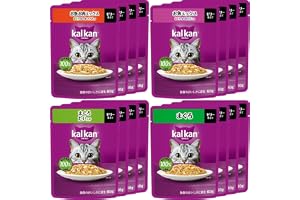 カルカン パウチ 成猫用 60g×16袋 売れ筋お魚・お肉バラエティ ウェットフード キャットフード 総合栄養食 水分補給 アソート メール便 | kal kan お魚お肉ミックス・お魚ミックス・まぐろ、かつお(たい入り)・まぐろ 4種×4袋 1歳か