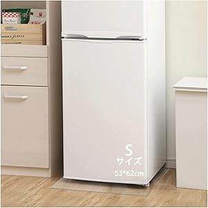 冷蔵庫マット 無色 透明 53*62cm 厚さ2.0mm PVC キズ防止 凹み防止 床保護シート 滑り止め 床暖房対応…