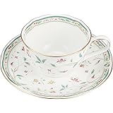 Noritake ノリタケ カップ & ソーサー ( ペアセット ) ( コーヒー ティー 兼用) 220cc 花更紗 2客 ボーンチャイナ P59387A/4409