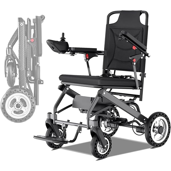 Amazon | 大人用リクライニング式折りたたみ電動車椅子、500W