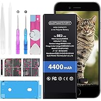 Amazon | ElephantStory For iPhone SE3 バッテリー 交換用 4400mAh 大