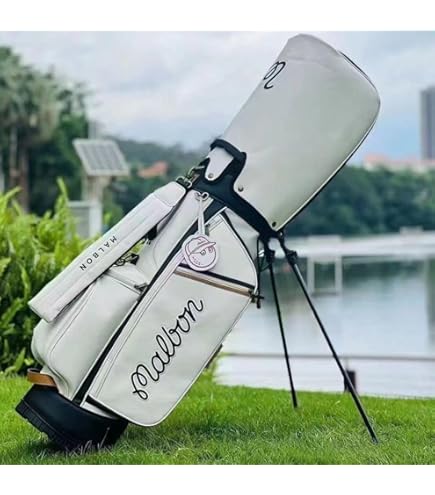 malbonマルボンゴルフ キャディバッグ ブラウン マルボン Malbongolf新作 マルボンゴルフ キャディバッグ ゴルフバッグ