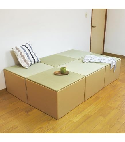 Amazon.co.jp: 日本製 畳ユニット ロータイプ W90xD60xH31.5cm