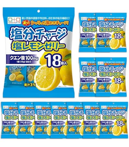 Amazon.co.jp: ゼネコンがつくったしおゼリー ミックス 1kg：約100本