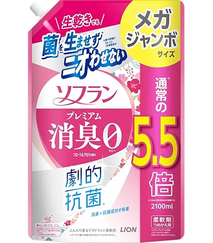Amazon.co.jp: ソフラン プレミアム消臭 特濃抗菌プラス リフレッシュ