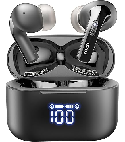 Amazon.co.jp: TOZO NC2 ワイヤレスイヤホン 極上の音体験 ANC/ENC搭載