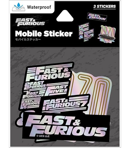 Amazon | ワイルドスピード ステッカー セット 4種 | シール