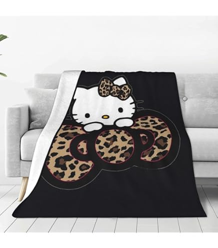 Amazon｜マイクロファイバー毛布 ハローキティ（水玉リボン