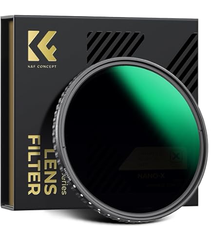 Amazon | K&F Concept 可変NDフィルター 72mm ND8~ND128 KF-72NDX8-128