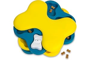 Outward Hound 67332 Nina Ottosson Dog Tornado Treat Puzzle Toy Blue Level 2 (Intermediate)