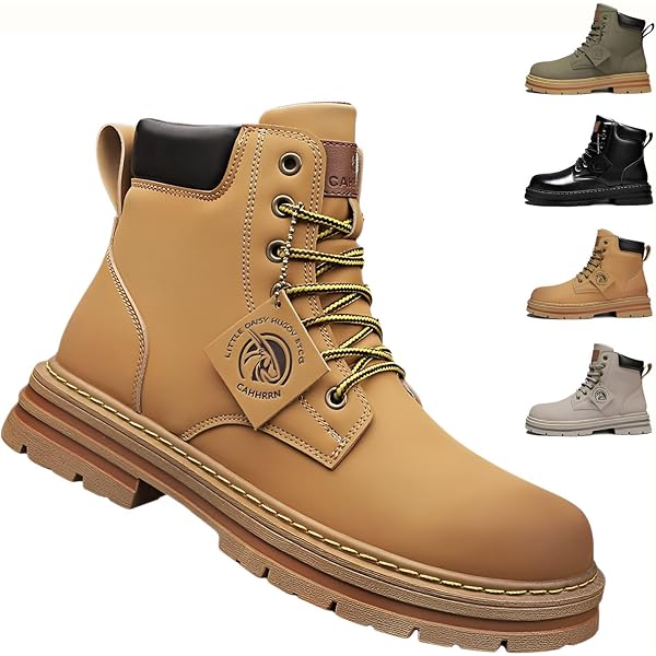 Amazon | ブーツ ハイカット ブーツレースアップブーツ メンズ