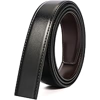 Amazon | [ハッピーパッチ] バックルなし 牛革 ベルト レザー