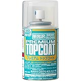 GSI クレオス(GSI Creos) GSIクレオス Mr.トップコート 水性プレミアムトップコート 半光沢 スプレー 88ml ホビー用仕上材 B602