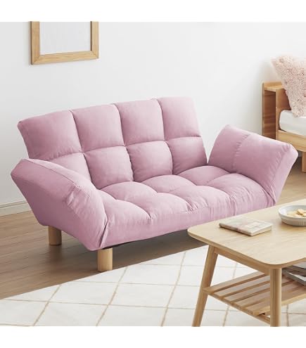 Amazon｜リコメン堂 カウチソファ 2人掛け HIA 高さが選べる ふんわり