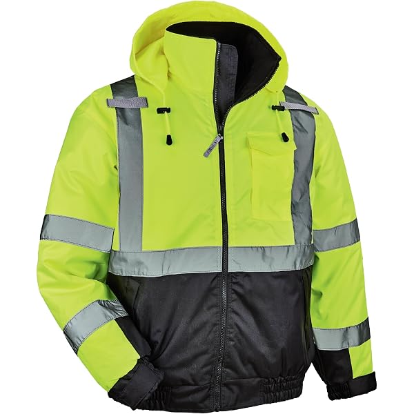 Hi Vis Hoodie For Men PACIFIC PPE High Visibility Reflective Jackets ...
