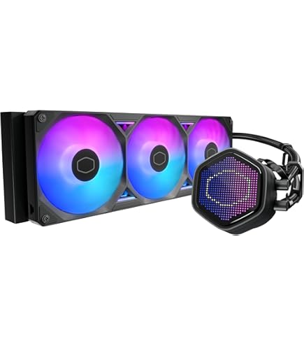 Amazon | Cooler Master ML 360 Atmos II Pixel LED White 簡易水冷CPU