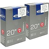 SCHWALBE(シュワルベ) 【正規品】20×1.10/1.50、20×11/8(406)用チューブ 仏式 40㎜バルブ 6SV 【2個セット】