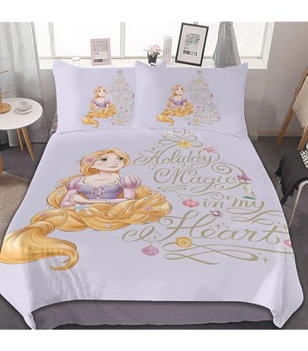 Amazon｜ラプンツェル プリンセス 布団カバー 3点セット