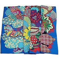 aLORS Paris シルクコットンスカーフ 140x140 Amazon | [エルメス