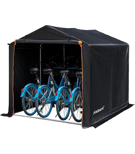 Amazon | サイクルハウス 3台用 本体一式 グレー 自転車 バイク 農機具 