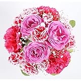 ホワイトデー 生花 卒業 バラと季節のお花の360°まんまるフラワーアレンジメント 花束 ブーケ 手作り 花 白坂花店 ギフト お祝い プレゼント