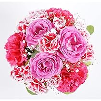 Amazon｜白坂花店 バラと季節のお花の360°まんまるフラワー