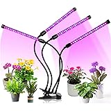 JORAGO Led Grow Light Full Spectrum LED Growing Light for Indoor Plants, 3 Switch Modes & Timing Function(Black)