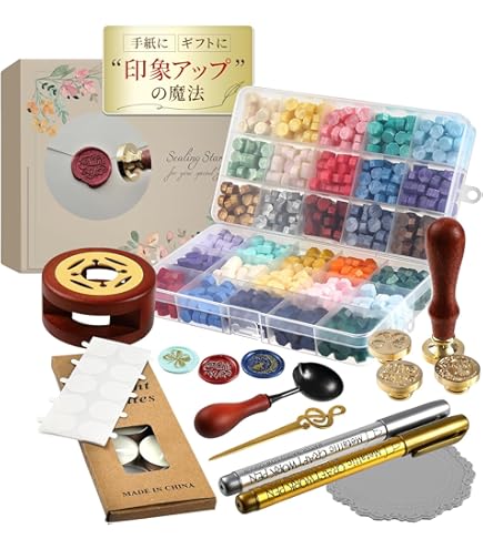 Amazon | エルバン シーリング スタンプ ワックス 封蝋用 フレキシブル